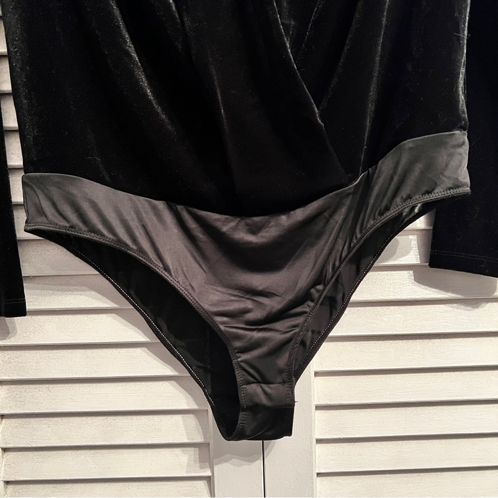 And Now This Velvet Bodysuit - Picture 6 of 7